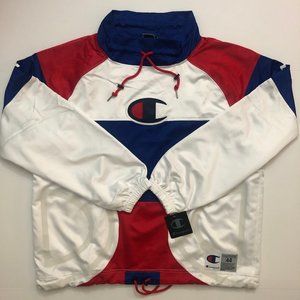 red white and blue champion sweater